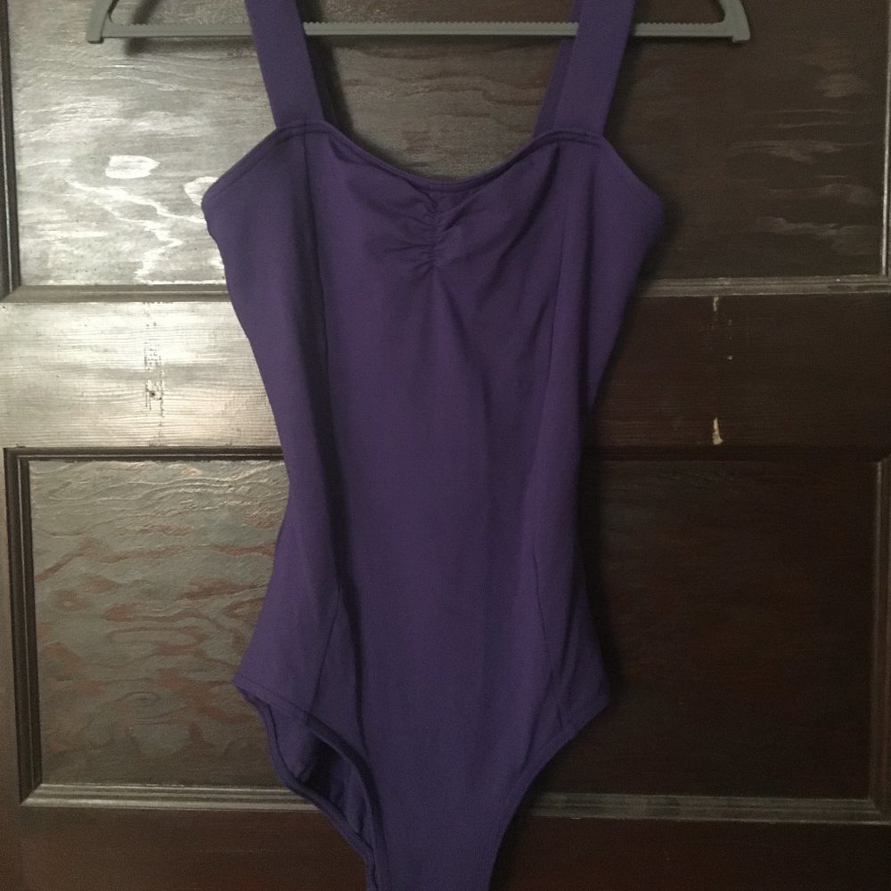 Capezio Wide Strap Deep Purple Leotard TC0053W